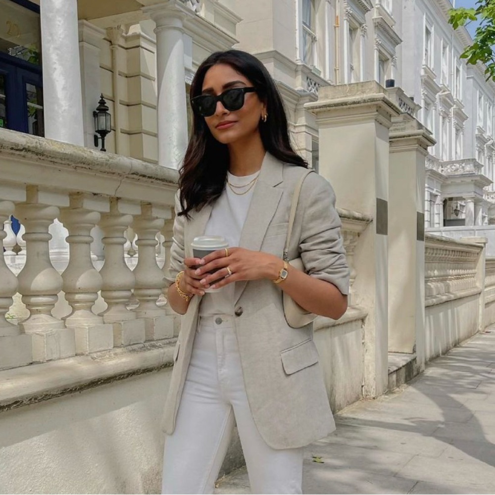 Everlane linen blazer